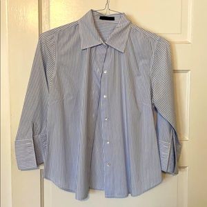Oxford pinstripe blouse S/M